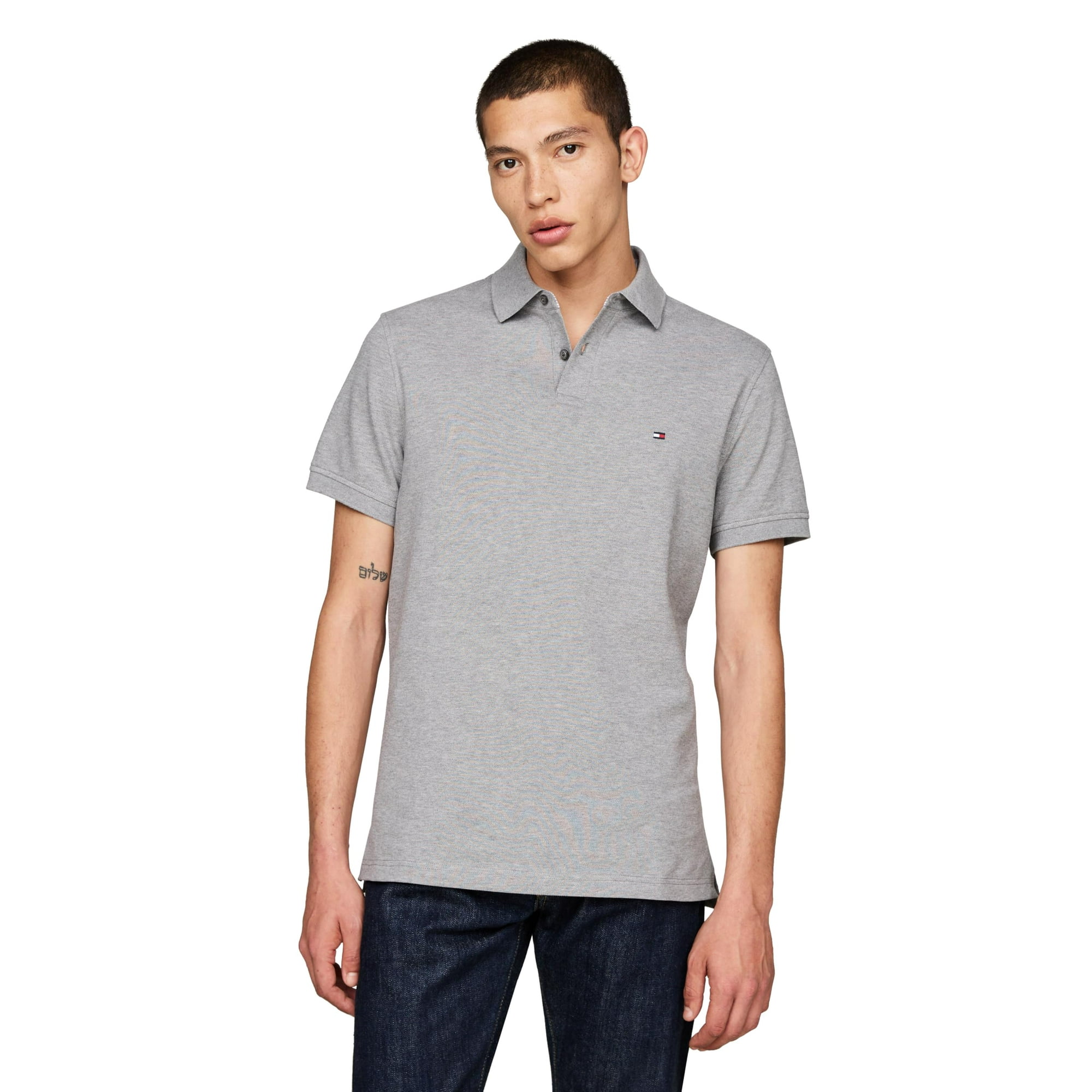 Polo Tommy Hilfiger 1985 Slim De Manga Corta Para Hombre