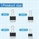 thumbnail image 2 of Clip Binder 170 Piezas Tamaaaos Surtidos Negro, 2 of 3