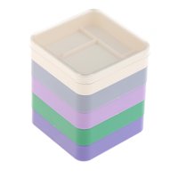 Magideal - Caja De Almacenamiento De Piezas De Reloj, Accesorios De Reloj, Caja De Almacenamiento, Protector, Organizador De Almacenamiento Multifunción Para Pie Cuadrado