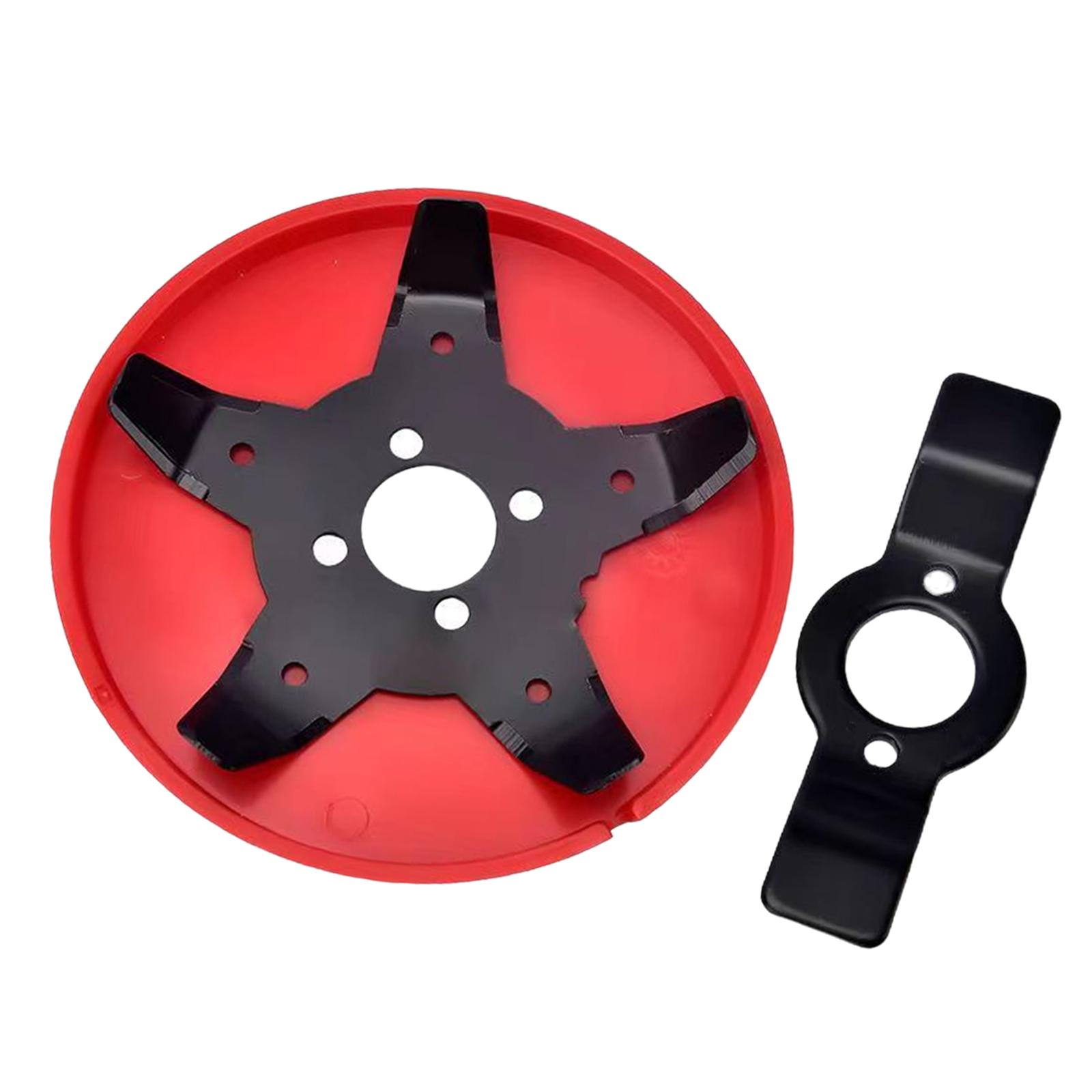 Magideal - Placa De Deshierbe De 15Cm Con Cuchilla Recortadora, Piezas De Repuesto, Instalación Sencilla Y Duradera Para Cortadora De Gas, Accesorios Universales