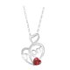 thumbnail image 3 of Regalos Para Mamá Joyería Colgante Regalos De Cumplea?os Collar Para Mamá Para Abuela Su Madre Diamantes De Imitación Rojos, 3 of 5
