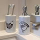 thumbnail image 2 of Set de baño Pájaros Blanco y Negro, 2 of 2
