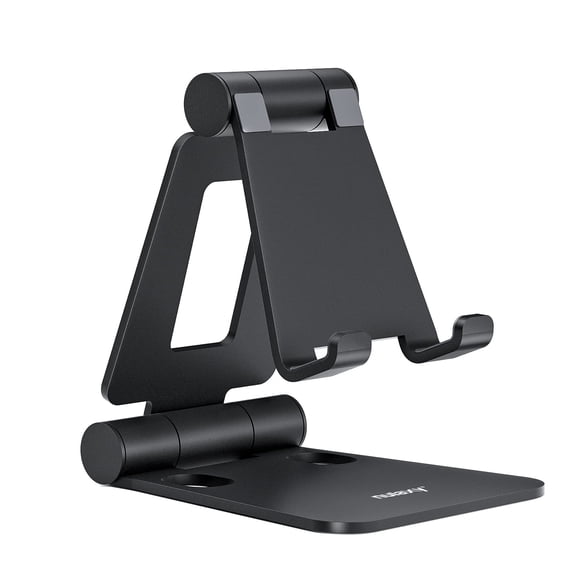 Soporte para teléfono móvil Nulaxy Dual, plegable, totalmente ajustable
