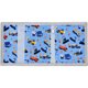 thumbnail image 2 of Billetera trifold para niños, azul con diseño de excavadora, 2 of 3