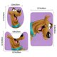 thumbnail image 3 of Scooby-Doo Juego de 3 alfombras de baño de coral fleece: tapete de baño + alfombra de inodoro en forma de U + funda de tapa de inodoro en forma de O, 3 of 6