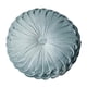 thumbnail image 1 of Pintuck Pillow Round Pumpkin Floor Pillow para silla Couch Blue-Plush, 1 of 5