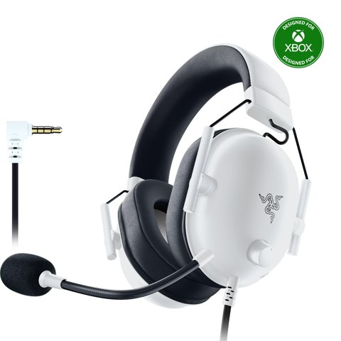 Auriculares Para Juegos Razer Blackshark V2 X Xbox White Con Conector De 3,5 Mm