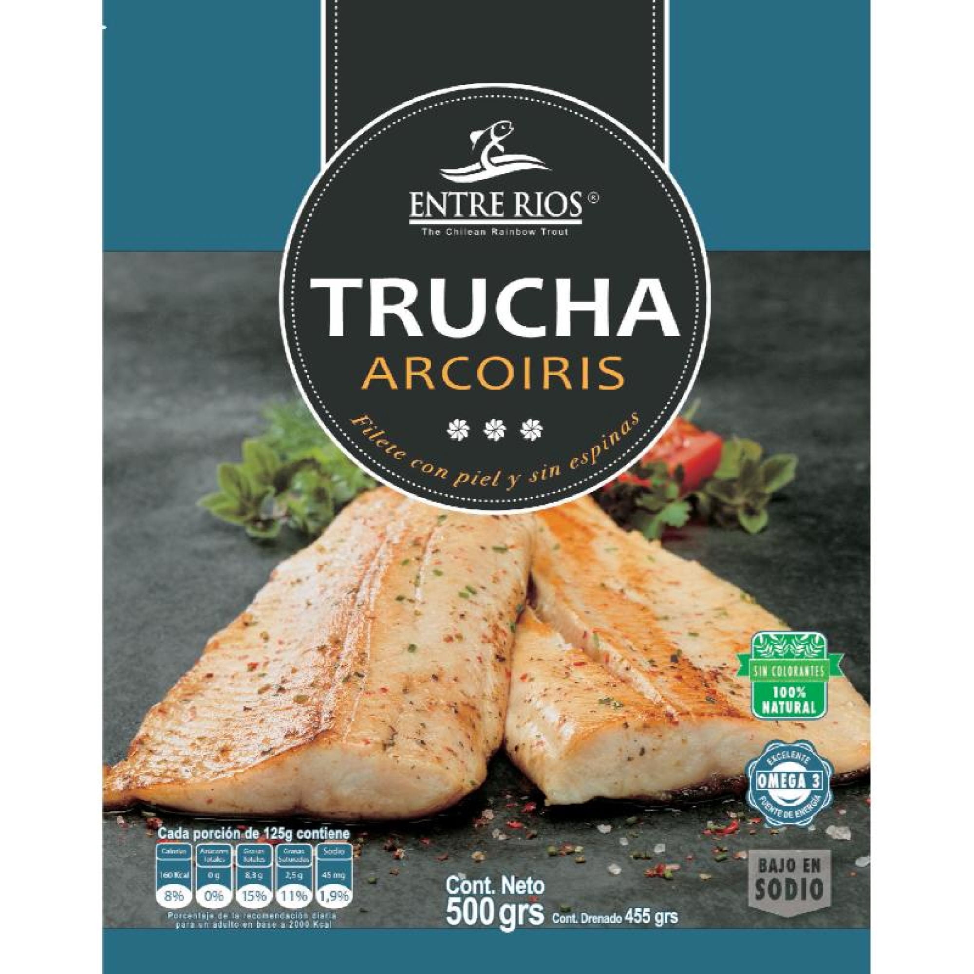 Trucha Filete 500 g Entre Rios