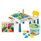 thumbnail image 1 of SET Mesa Didáctica Infantil 6-en-1 Creatividad, Construcción y Aprendizaje 197 Piezas, 1 of 10