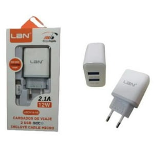 Cargador Lbn V8 2 Puertos Usb Lbch14V8