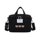 thumbnail image 2 of Bolsas colgantes para mamá, bandolera, organizador de cochecito, bolsa de hombro, bolsa de almuerzo portátil impermeable para juguetes, aperitivos de Negro, 2 of 5