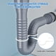thumbnail image 5 of Kit de desagüe P-trap NiHome flexible para fregadero sencillo de cocina, 5 of 7