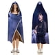 thumbnail image 3 of Miércoles Manta Capa con Capucha Anti-Bolitas, Manta de Lana Ártica Suave, Manta Portátil de Felpa Ligera y Lujosa, Poncho para Siesta en Casa y Oficina, 100*130cm, 3 of 6