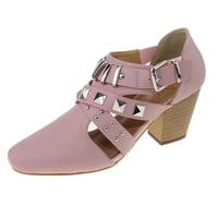 Botin Taco Rosado Vía Franca