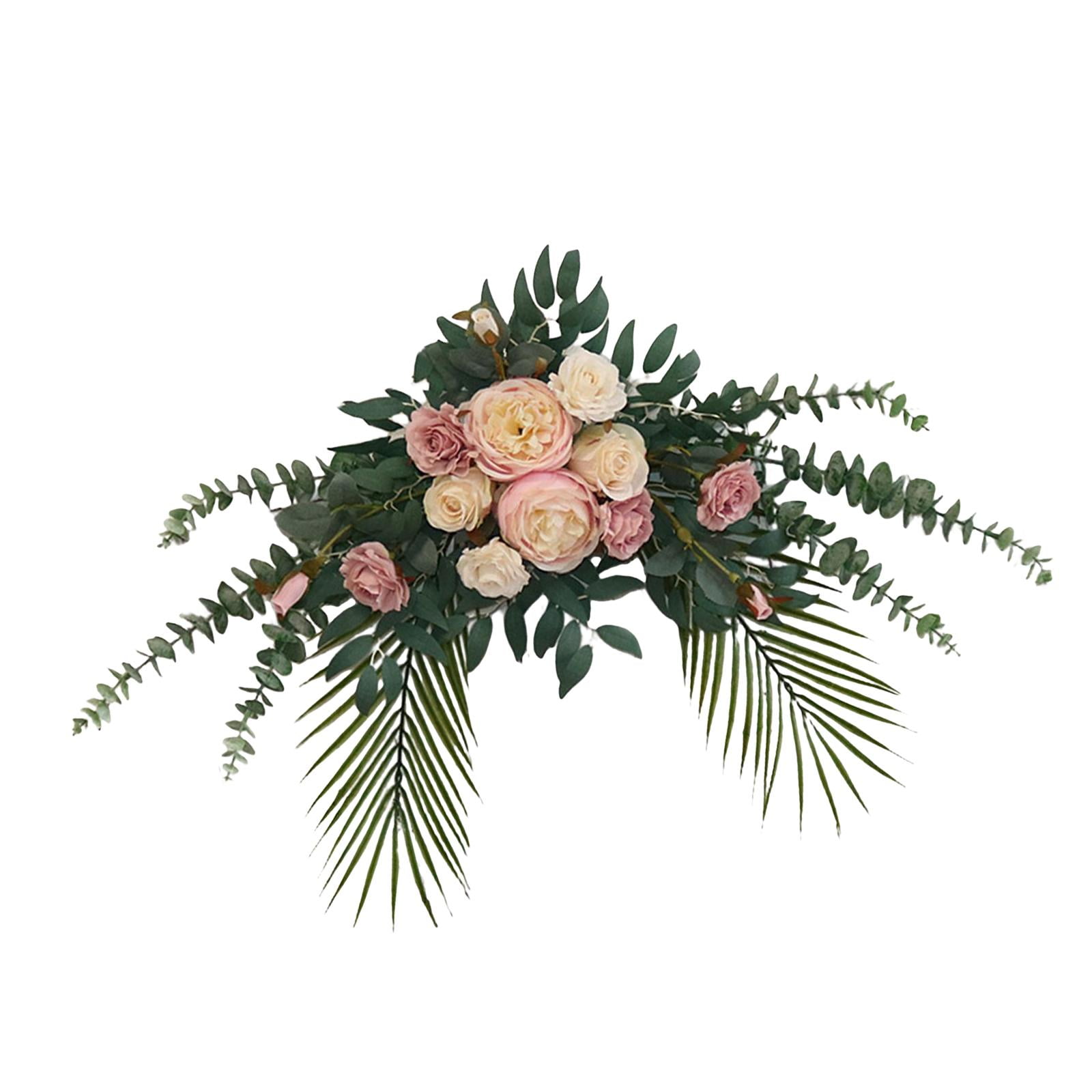 Bothyi - Arreglo De Centro De Mesa Floral De Seda Para Boda Fiesta De Compromiso Rosa Claro