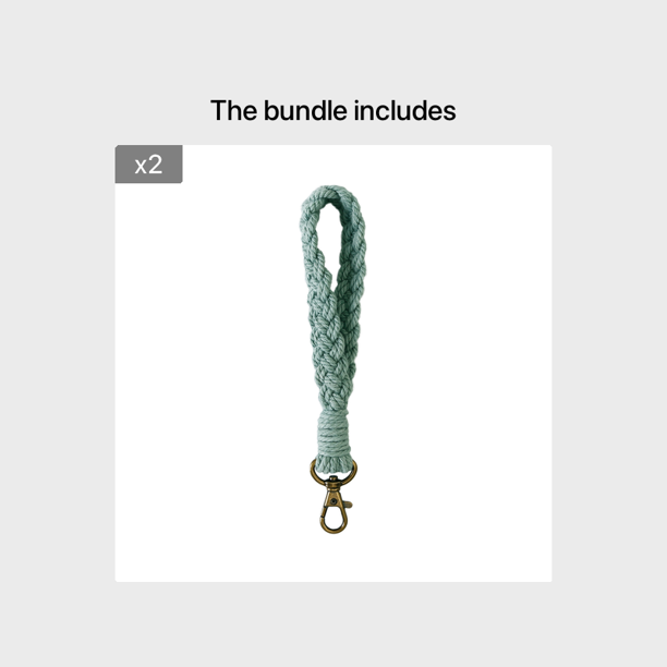 Soft Macrame Keychain Boho Handmade Wristlet Bracelet Keyring Vintage Wrist Lanyard Weave Exquisite Holder For Women 1pc