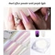 thumbnail image 3 of Polvo de uñas cromado con perla blanca, polvo brillante con efecto perla, polvo de uñas cromado brillante, polvo de concha, efecto espejo, pigmento Aurora para manicura y salón de bricolaje., 3 of 6