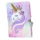 thumbnail image 1 of Diario con candado, regalos para niñas, diario para niñas, regalos para viajes de niñas, adorable diario de peluche con diseño de unicornio para niñas, cuaderno de peluche, adorable bloc de notas de p, 1 of 7