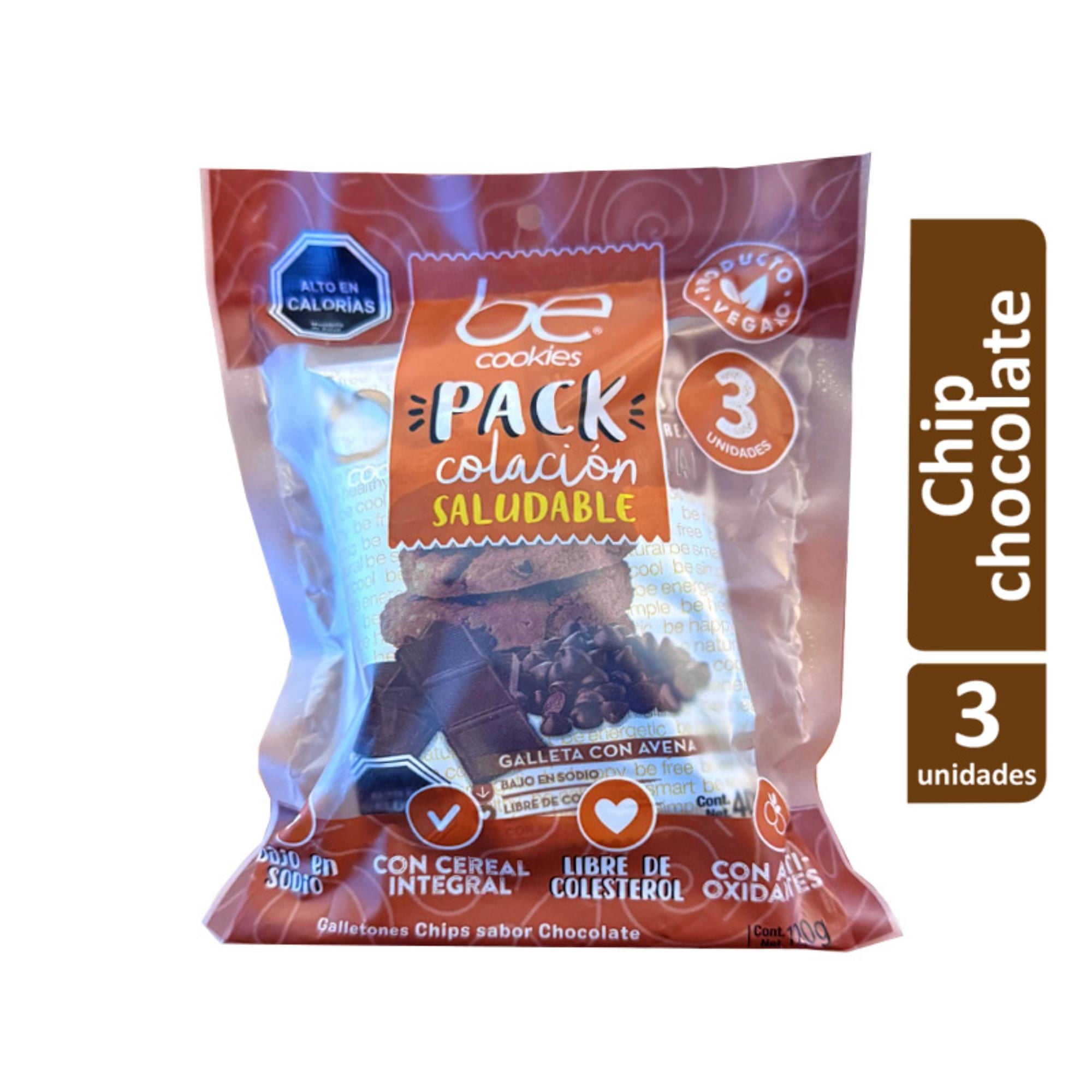 Galleta Chip Chocolate Tira 3 Un Be Cookies