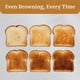 thumbnail image 3 of Toaster Elite Gourmet de acero inoxidable de 2 rebanadas con ajustes preestablecidos, 3 of 8