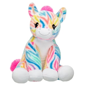 Peluche Build A Bear Cebra Arcoíris Personalizada