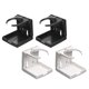 thumbnail image 4 of 4Pcs Universal Car Folding Cup Adjustable Drink Holder Negro + Blanco, 4 of 5