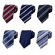 thumbnail image 2 of Corbata Adulove Jacquard 6 uds 146 cm Seda con estampado paisley, 2 of 7