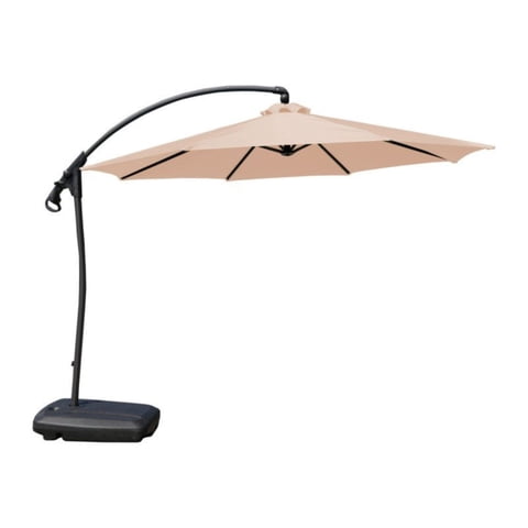 Spacehome - Quitasol Lateral Sun Tela Uv30 Y Base Reforzada Anti Viento