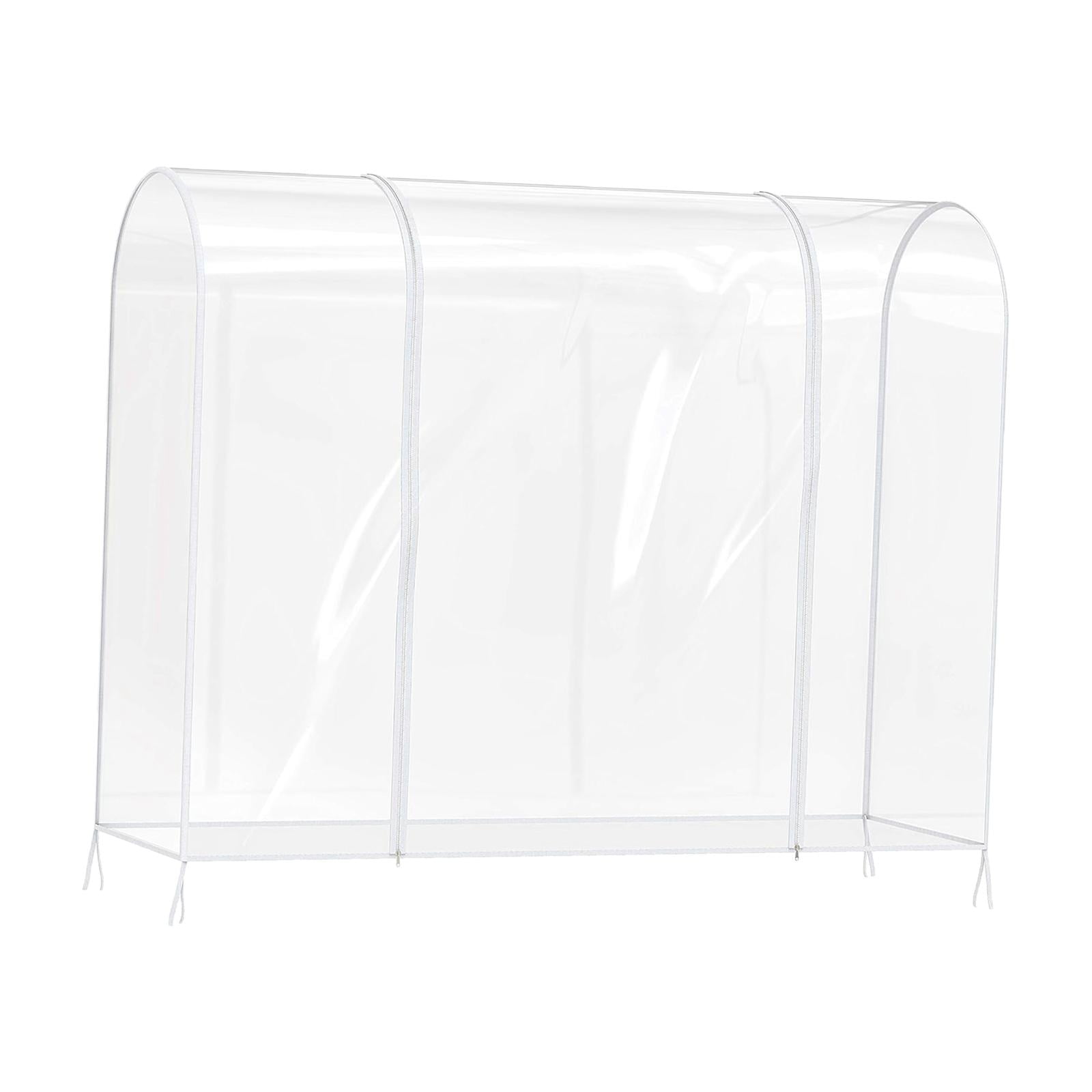 Magideal - Funda Protectora Transparente Para Perchero, A Prueba De Polvo, Para Ropa, Vestidos, Suéteres Y Otros Artículos Para El Hogar 160cmx50cmx150cm