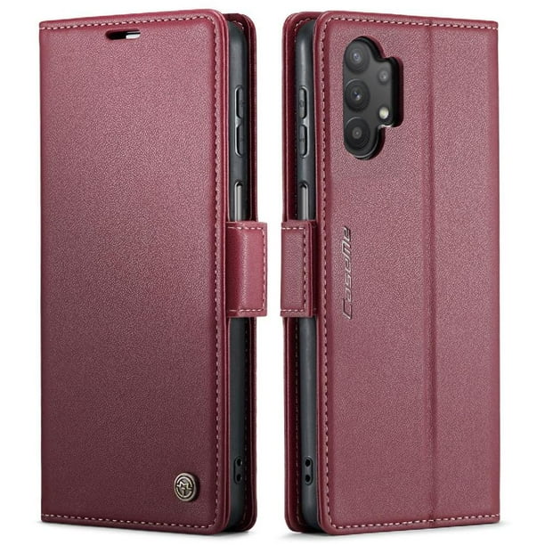 CaseMe tipo cartera Samsung Galaxy A32 5G con cierre magnético, RFID, tarjetero, soporte, carga inalámbrica