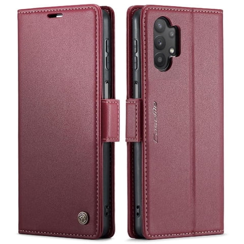 Caseme Tipo Cartera Samsung Galaxy A32 5G Con Cierre Magnético, Rfid, Tarjetero, Soporte, Carga Inalámbrica