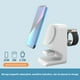 thumbnail image 5 of Soporte de carga inalámbrico magnético 3 en 1 compatible con iPhone, AirPods y Watch, carga rápida y diseño que ahorra espacio.-Blanco, 5 of 6