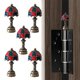 thumbnail image 1 of Tope decorativo para bisagra de puerta WLHYHH, set magnético de bronce, 5 piezas, 1 of 7
