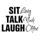 thumbnail image 1 of Decomural Sit Talk Laugh Family Friend WS-16004, 1 of 2