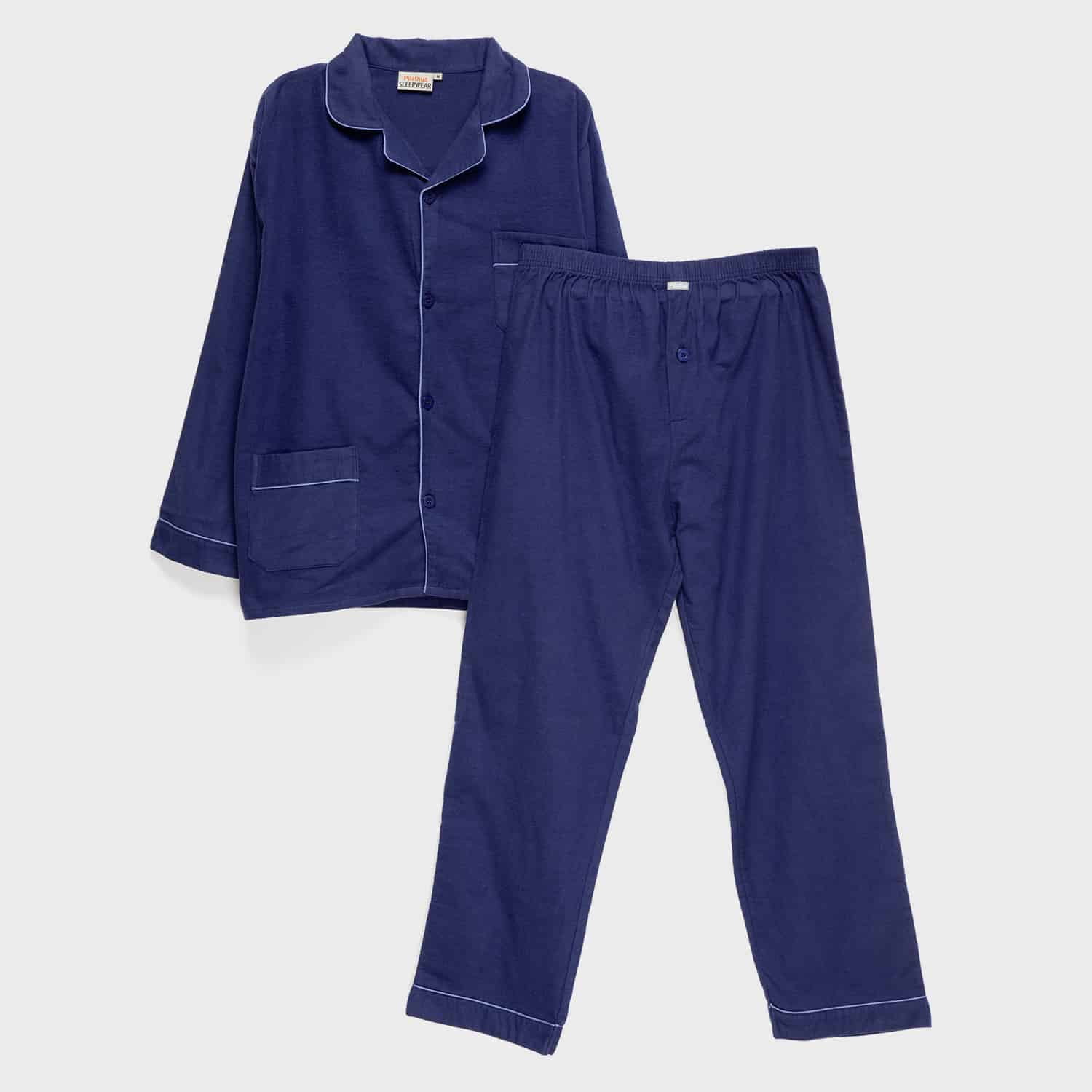 Zahr - Pijama Franela Algodón Hombre