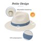 thumbnail image 4 of Sombrero Fedora Wallaroo Charlie Mediano Marfil/Taupe UPF 50+, 4 of 9