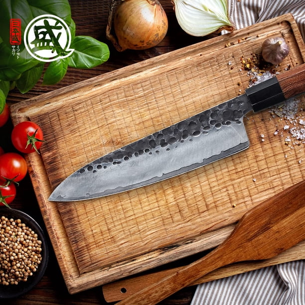 調理器具 tomo Cuchillo de chef MITSUMOTO SAKARI Japanese Gyuto 20 cm 9CR18MOV