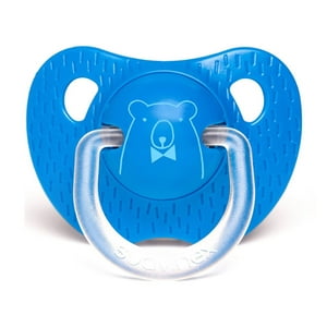Suavinex - Chupete Evolution Azul Meaningful Con Tetina Anatómica De Silicona 6/18 Meses