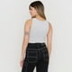 thumbnail image 2 of Polera Mujer Sin Mangas Crop Gris Melange Corona, 2 of 5