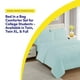 thumbnail image 3 of Juego de ropa de cama Sweet Home Collection para dormitorio, tamaño doble, color aguamarina, 3 of 3