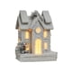 thumbnail image 1 of Cabaña De Madera Con Nieve Iluminada Para Navidad En Miniatura Para Decoración Del Hogar O El Jardín. Estilo Versátil., 1 of 5