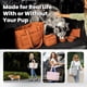 thumbnail image 5 of Bolso de viaje para perros rubyloo Puffer Tote con comederos Beige, 5 of 8