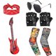 thumbnail image 1 of Disfraz Rockstar Infantil de 7 Piezas con Guitarra Inflable, 1 of 3