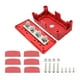 thumbnail image 2 of Bloque de distribución de energía de 4 pernos 12 V- conveniente caja de barra colectora portátil profesional estable M8 M10 duradero para camión , M8 rojo, 2 of 5