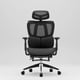 thumbnail image 1 of Silla De Oficina Ergonomica Pata Acero Con Colgador De Ropa Color Negro Material Del Tapizado Algodón, 1 of 8