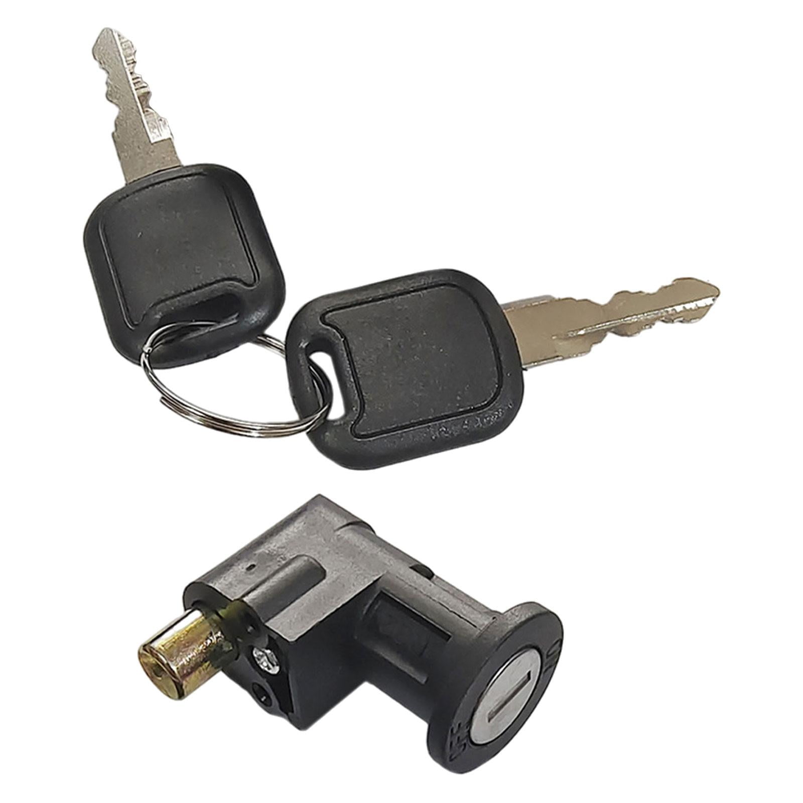 Magideal - Candado Para Caja De Batería De Bicicleta Eléctrica Con 2 Llaves, Candado Multifunción Ligero Y De Rendimiento Estable Para Protección Antirrobo Para