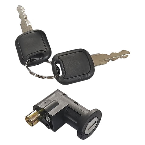 Magideal - Candado Para Caja De Batería De Bicicleta Eléctrica Con 2 Llaves, Candado Multifunción Ligero Y De Rendimiento Estable Para Protección Antirrobo Para