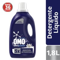 Detergente Líquido Matic Ultra Power Botella 1,8 L Omo