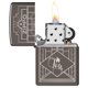 thumbnail image 3 of Mechero de bolsillo Zippo con diseño Art Deco Black Ice, 3 of 6