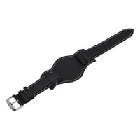 Ioensy - Accesorios Para Correa De Reloj, Cuero De Repuesto Para Hombre, Correa De Muñeca De Liberación Rápida, Color Negro, Ancho 1,8 Cm